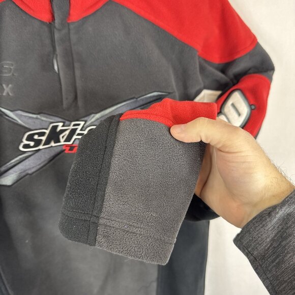 Ski-Doo Team XPS ROATAX  Fleece Pullover Men’s Small Red Black BRP - Picture 5 of 8
